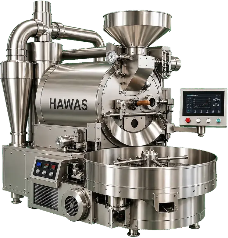 HAWAS in-house roasting machine